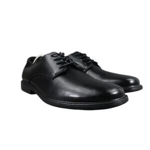 Hunters Bay Shoes Men 11.5 Oxford Derby Dress Formal Event Black Classic Lace Up